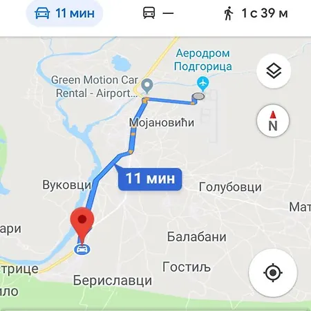 Helena Airport 公寓 波德戈里察